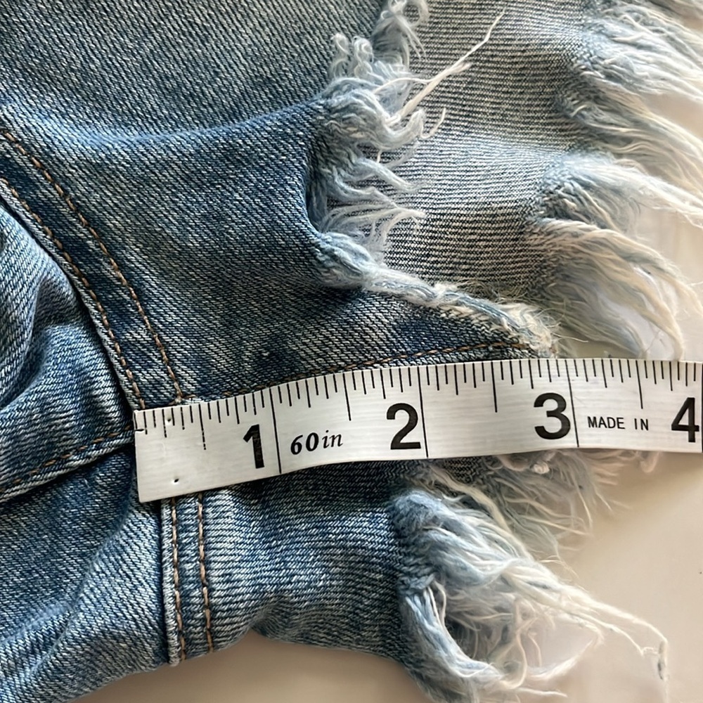 Mavi Jeans Cut Off High Rise Shorts Size 27 - Picture 7 of 16